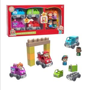 Cocomelon deluxe build a vehicle set